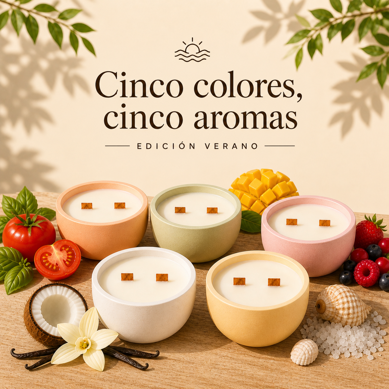 Verano🏝️  5 Aromas 5 Colores