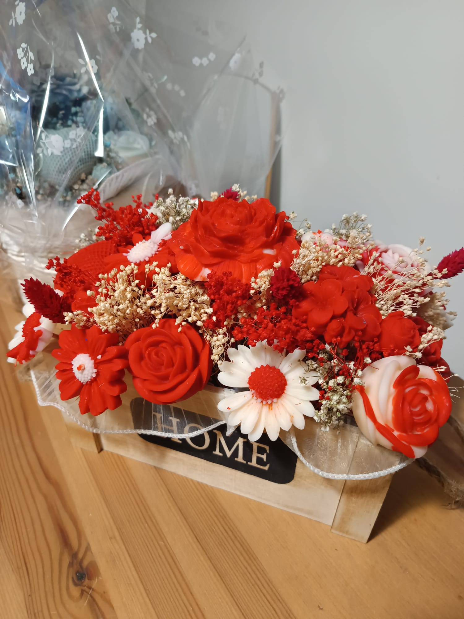 Centros flores velas  Personalizados