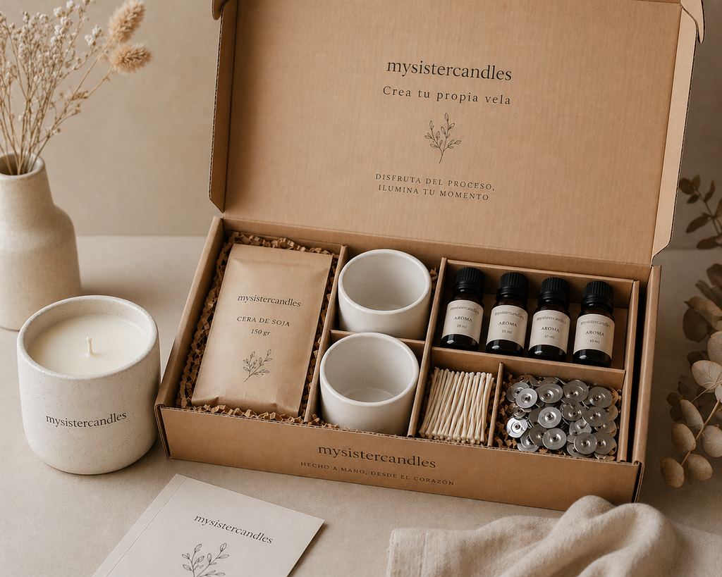 Kit de vela artesanal – crea la tuya en casa | Mysistercandles