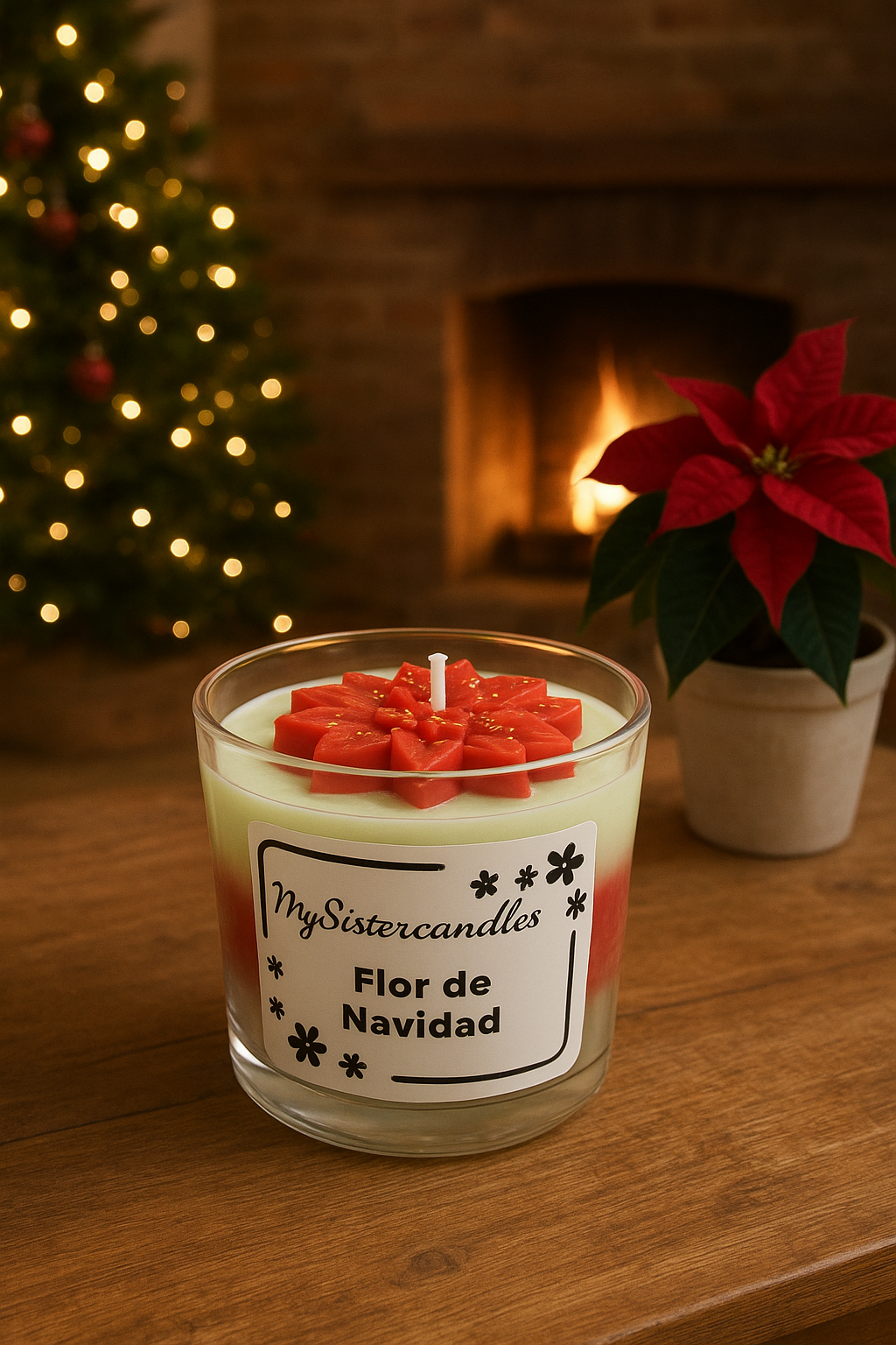 Vela Aromática - Flor de Navidad