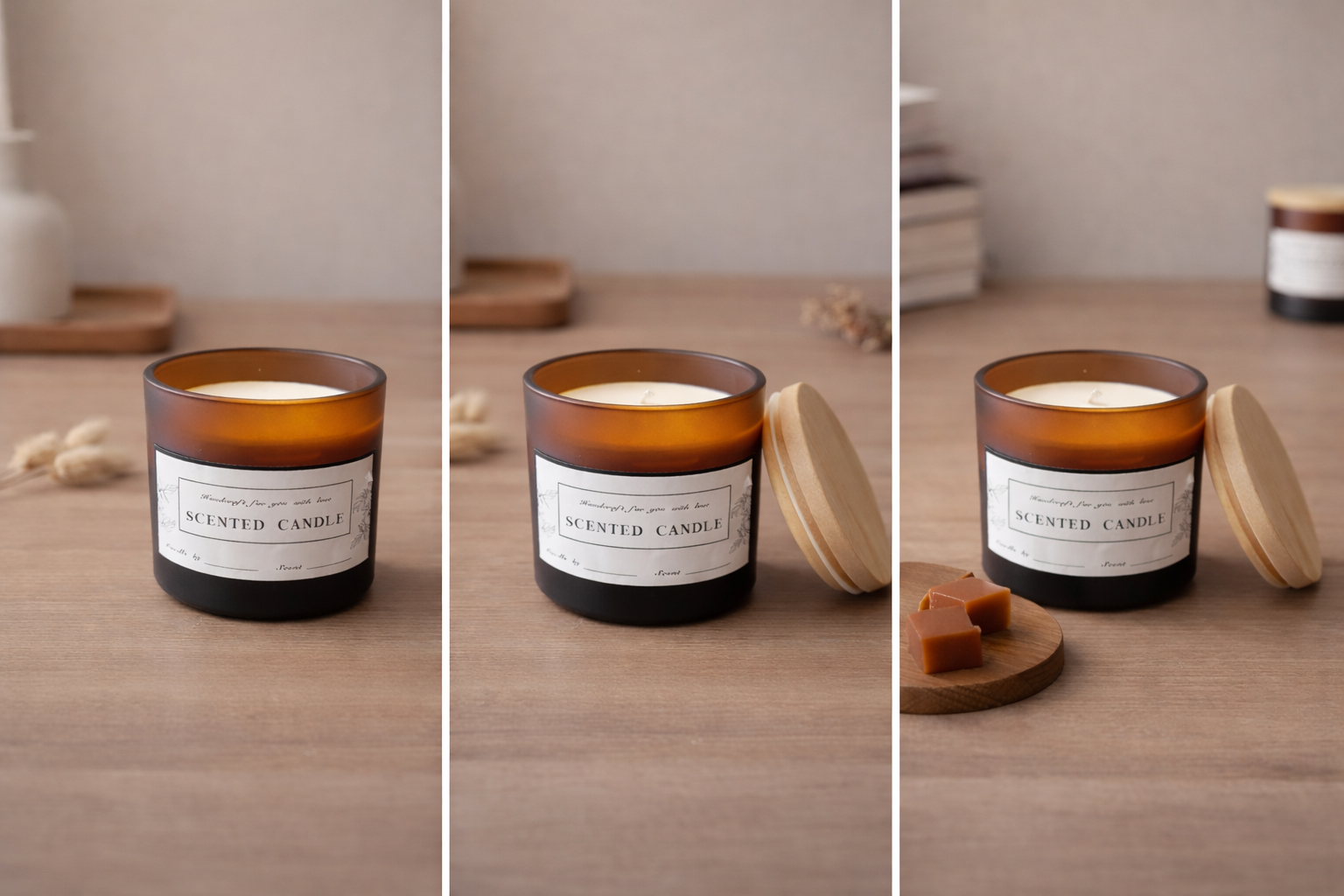 Vela Aromática - Caramelo Toffee