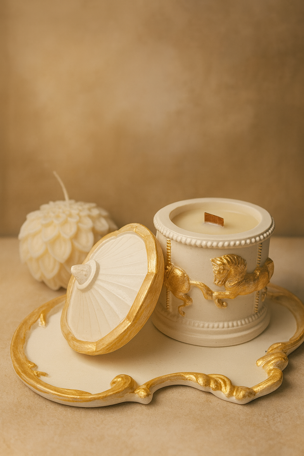 Velara Aromática  Vainilla - Conjunto Carrusel