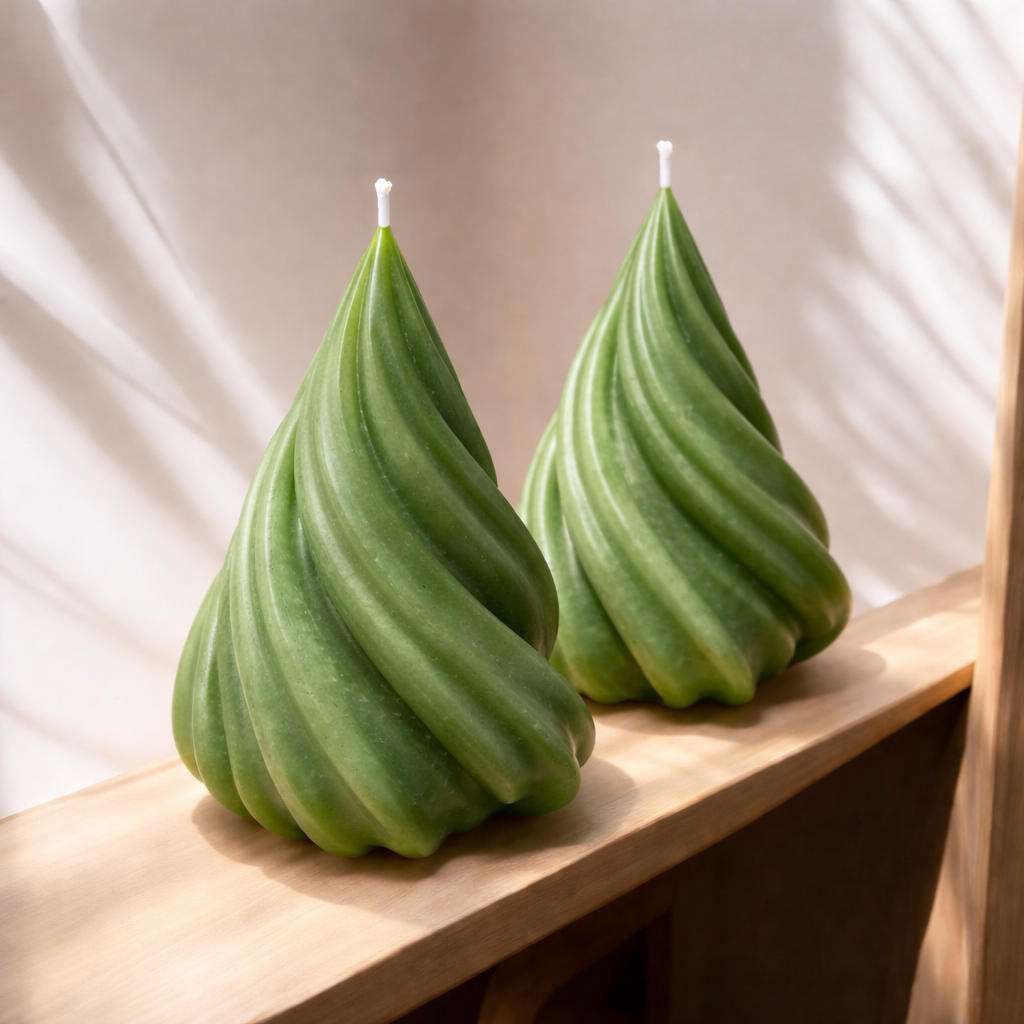 Vela Artesanal Árbol Navidad