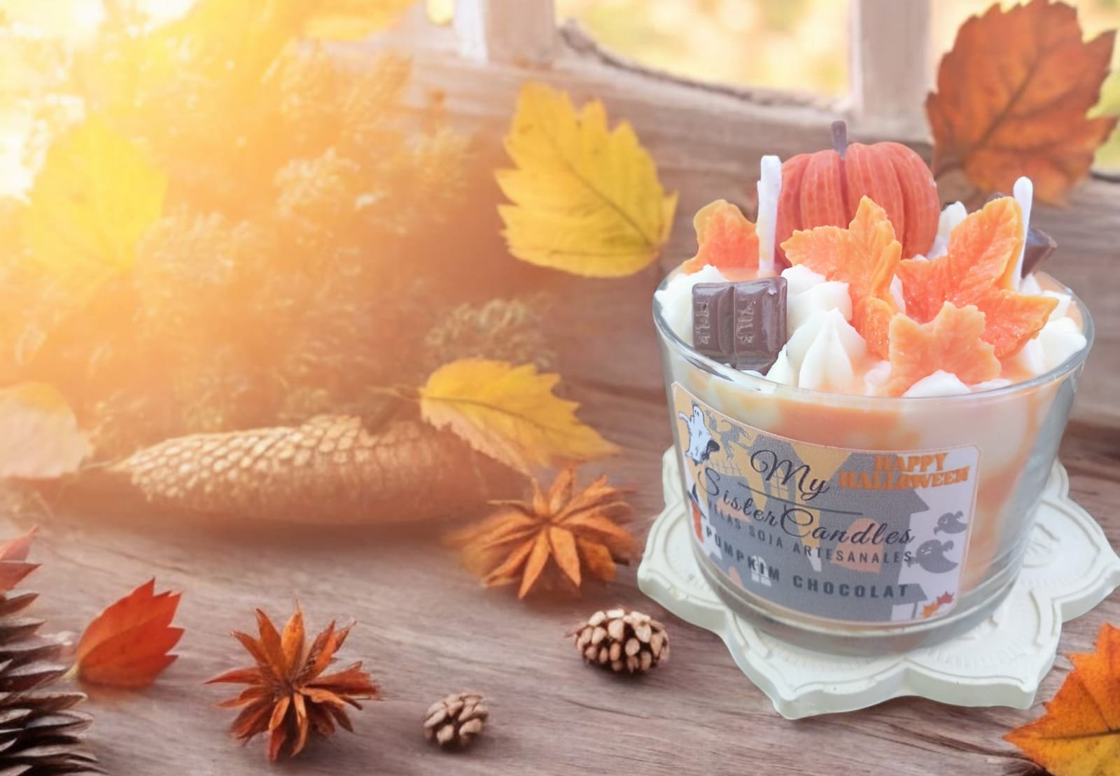 Vela Aromática - Pumpkin  Dark Chocolat