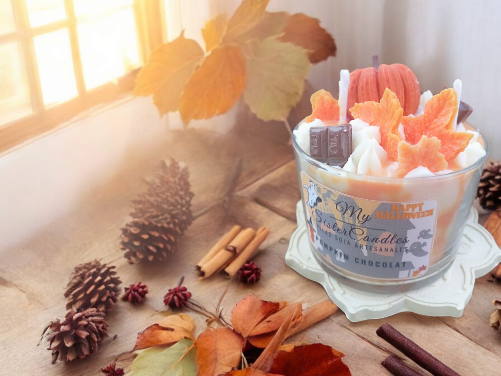 Vela Aromática - Pumpkin  Dark Chocolat