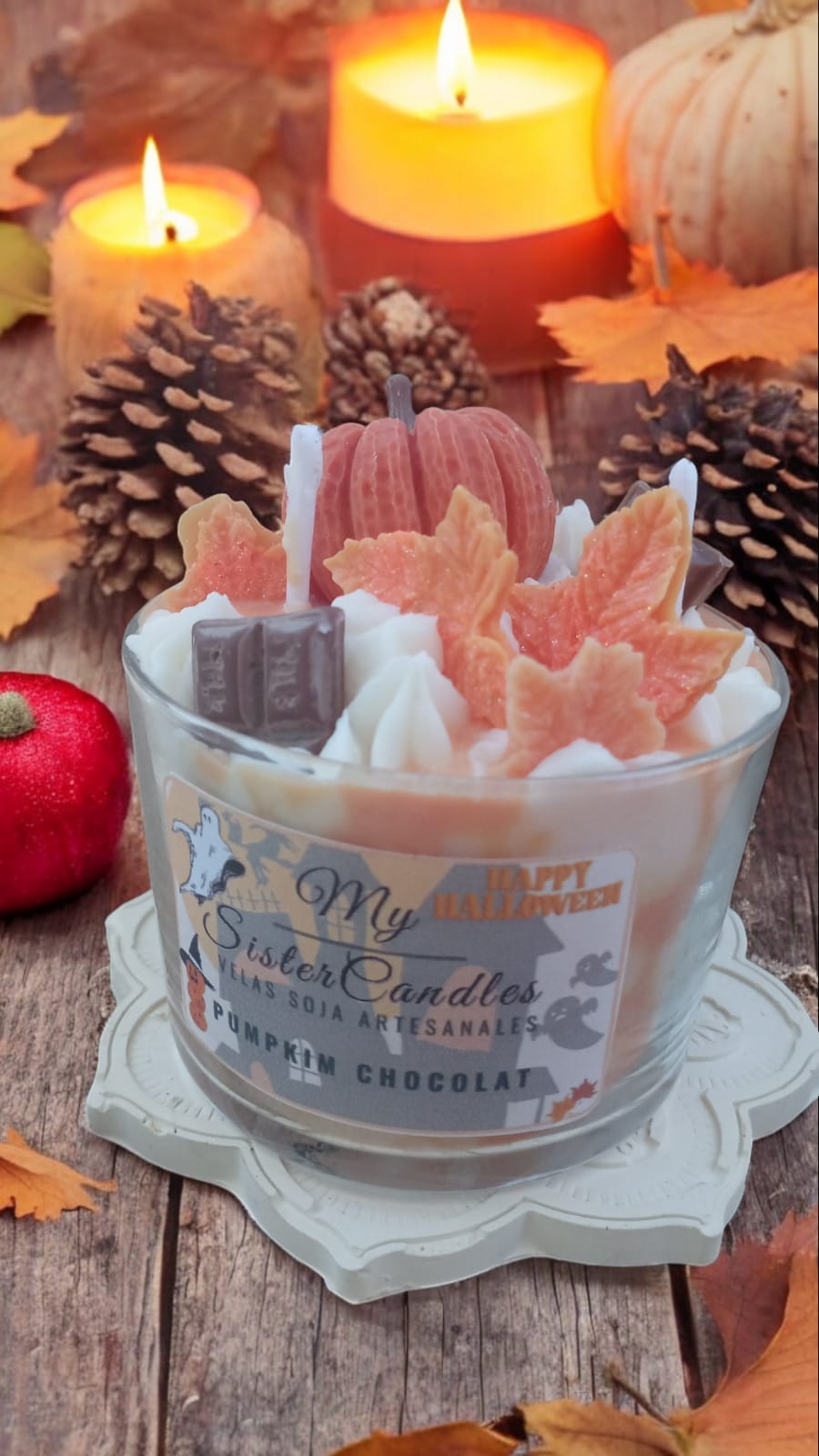 Vela Aromática - Pumpkin  Dark Chocolat