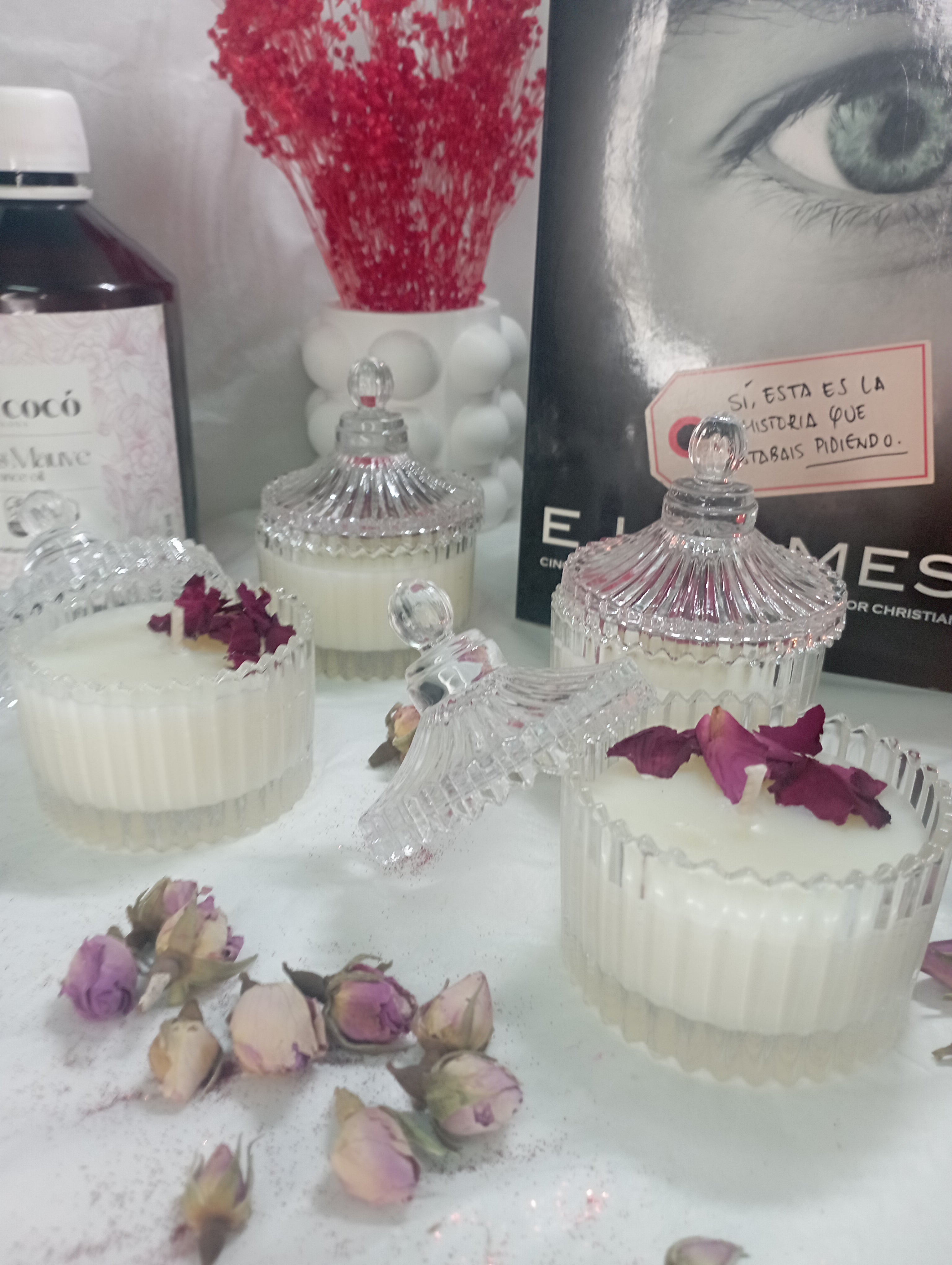 Vela  Bombonera  Cristal