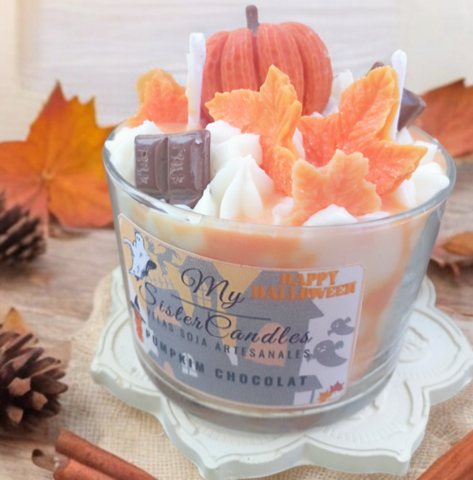 Vela Aromática - Pumpkin  Dark Chocolat