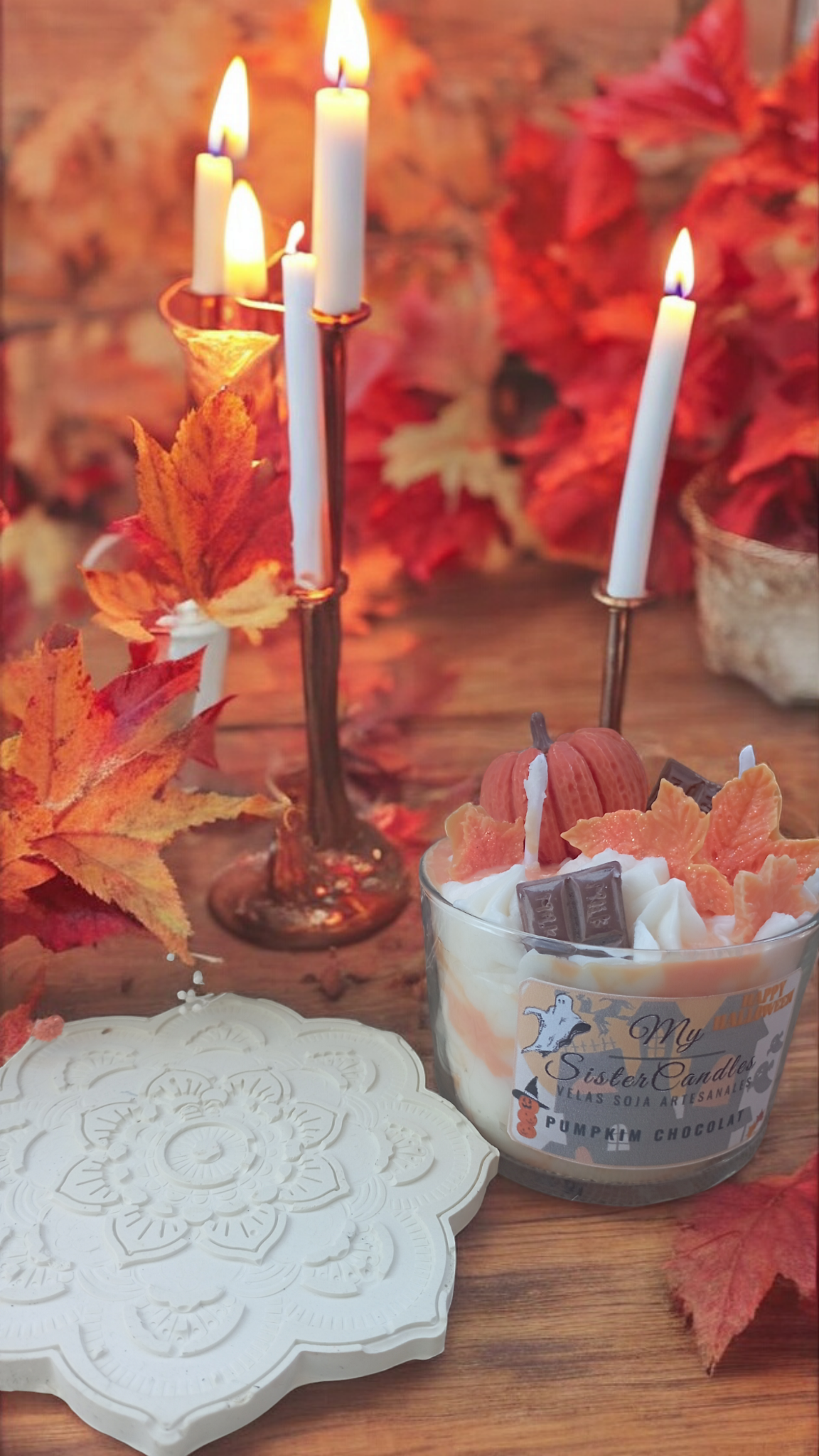 Vela Aromática - Pumpkin  Dark Chocolat