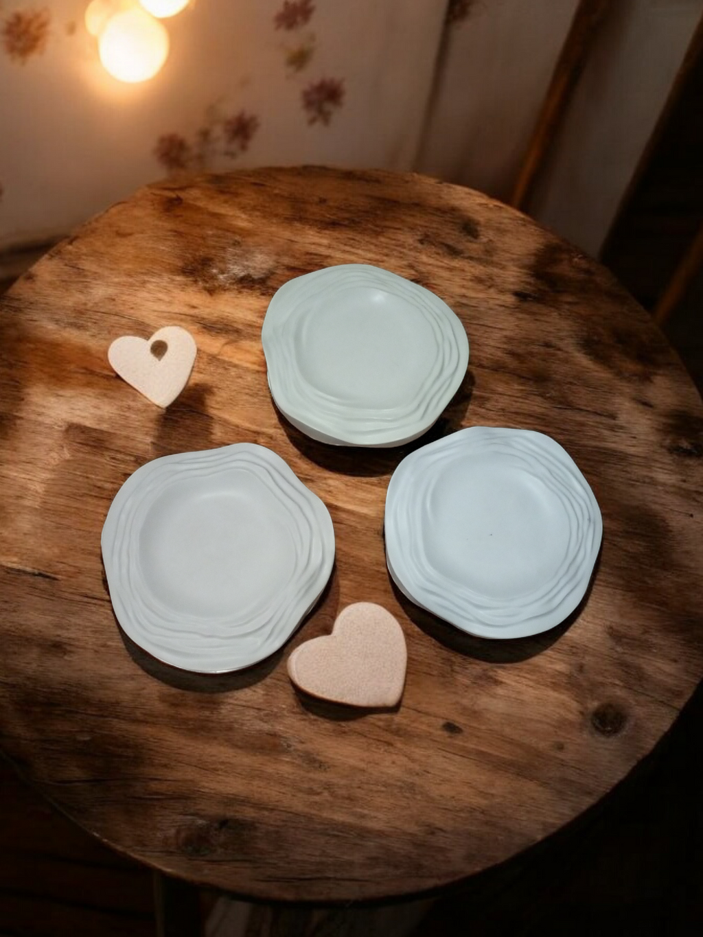 Bandeja Artesanal Redonda Irregular