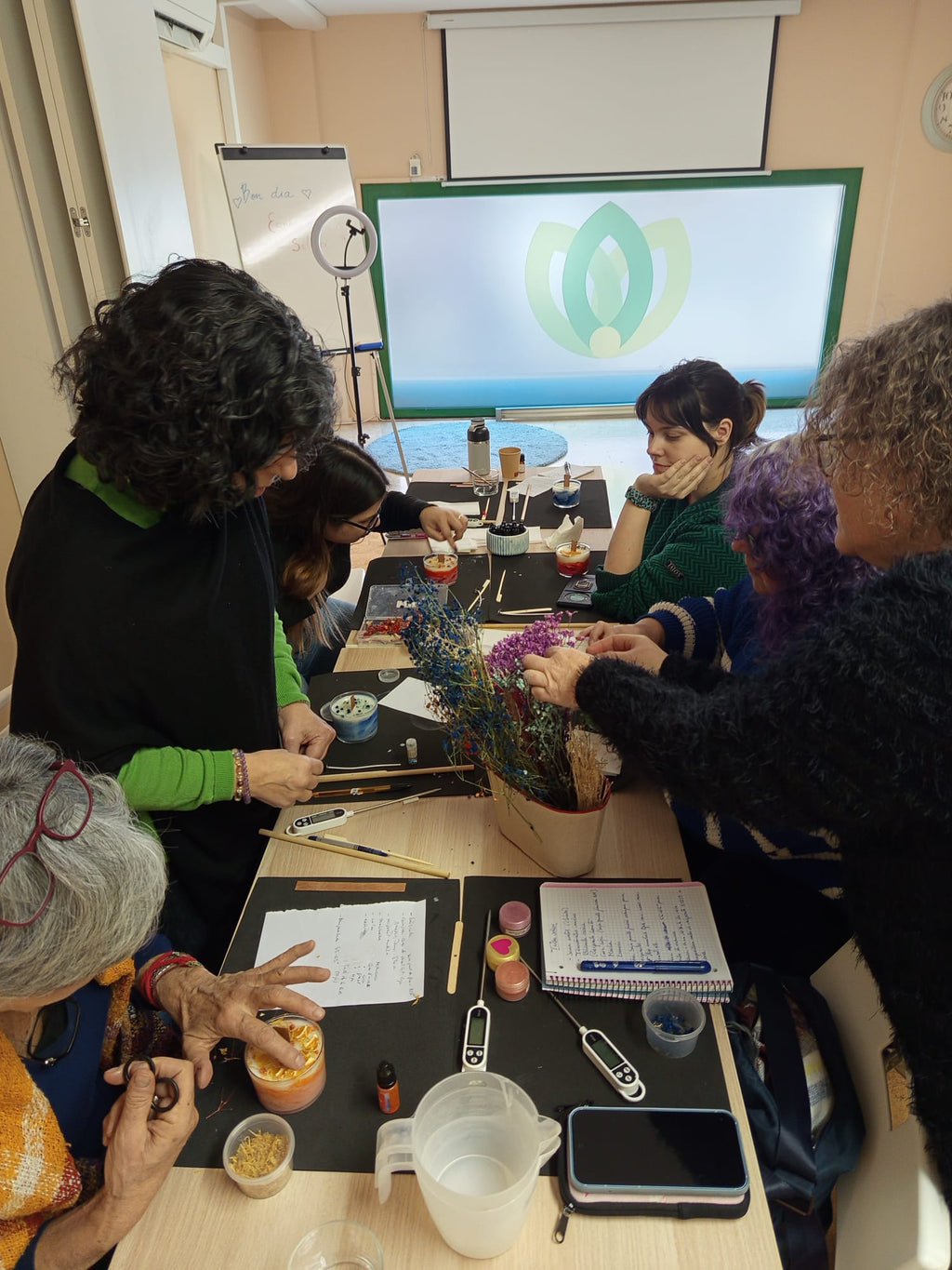 Taller Velas de Soja Aromáticas