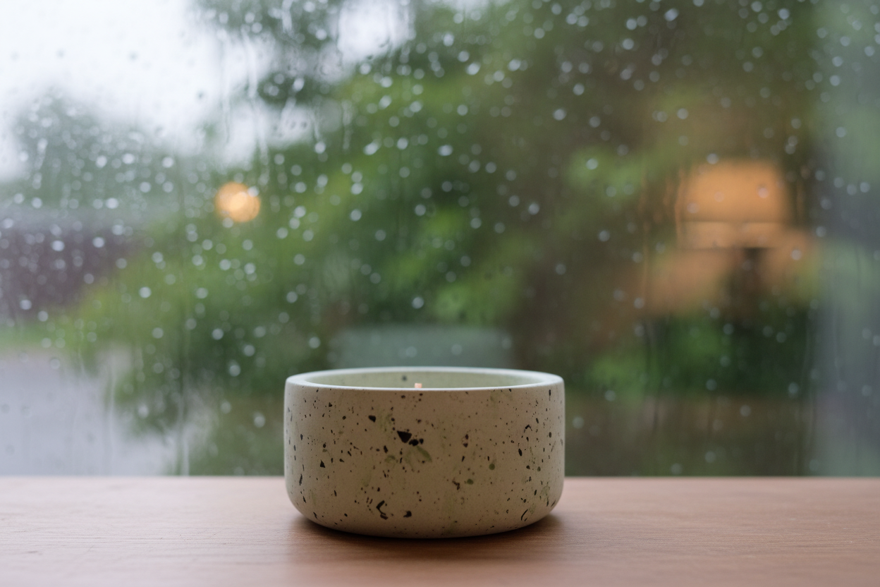 After the Rain - Un solo recipiente terrazzo