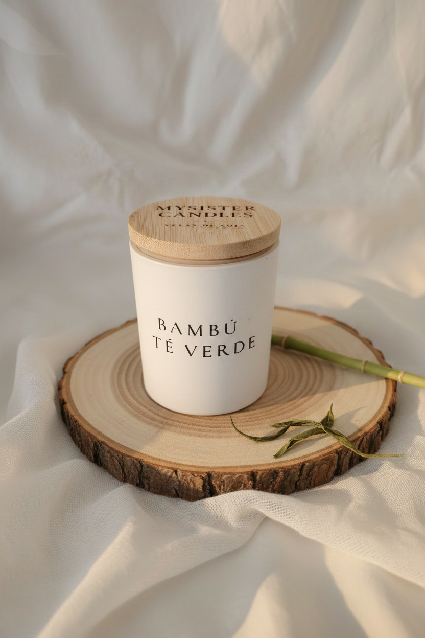 Bambú Té Verde - tapa encima