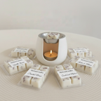 MySisterCandles quemador cerámico 6 tabletas limpio