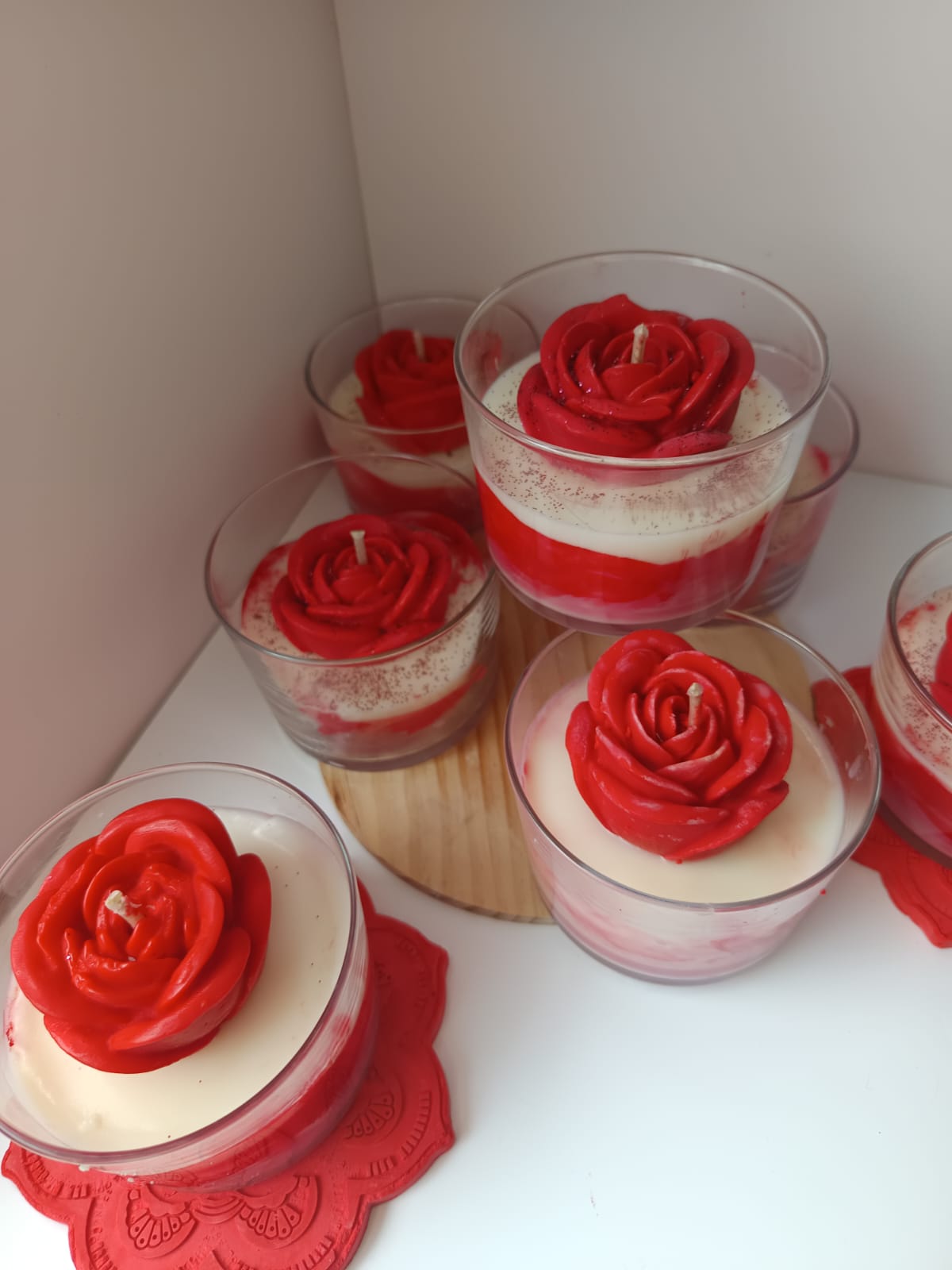 Vela Aromática - Rosa Roja