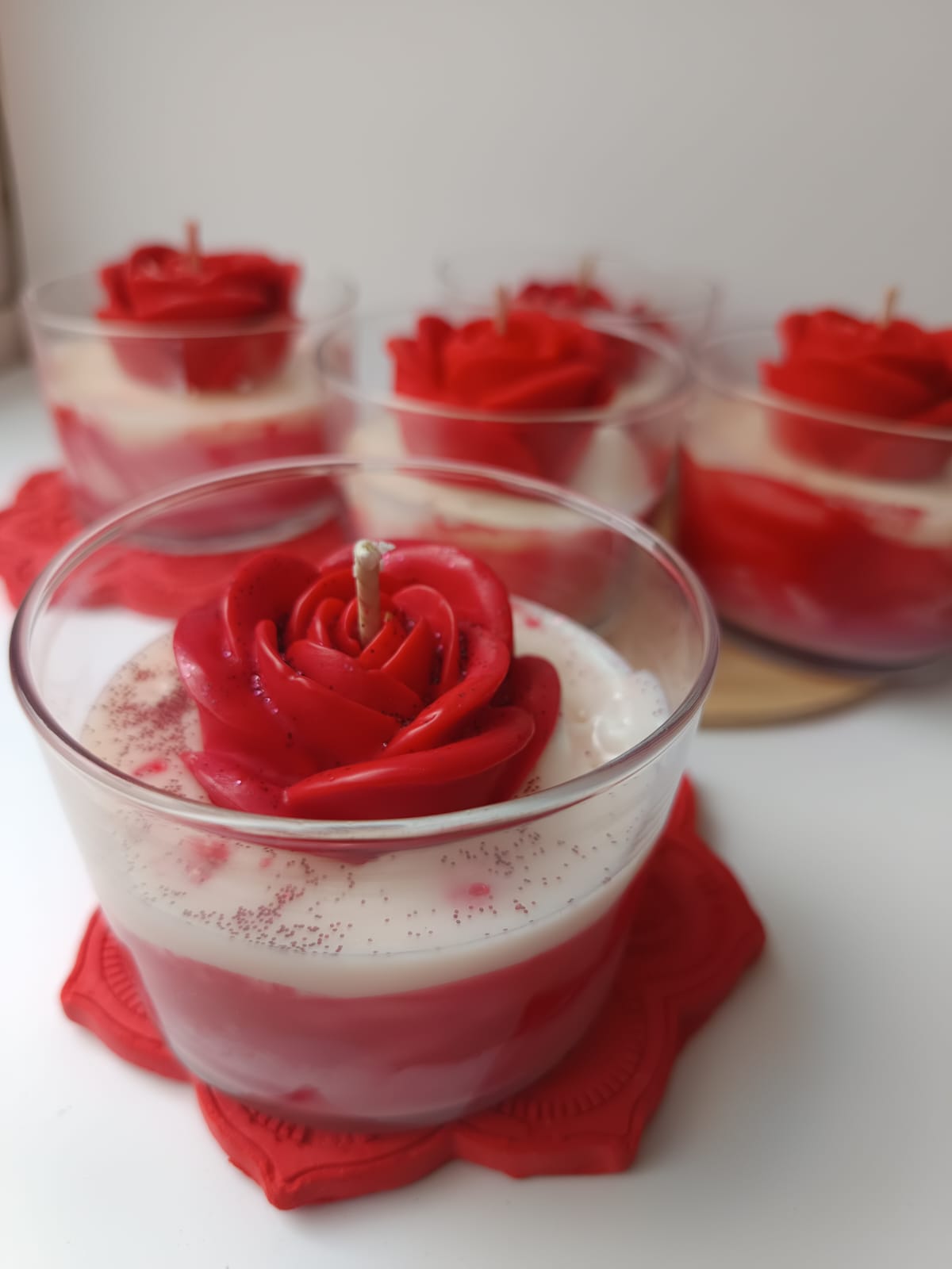 Vela Aromática - Rosa Roja