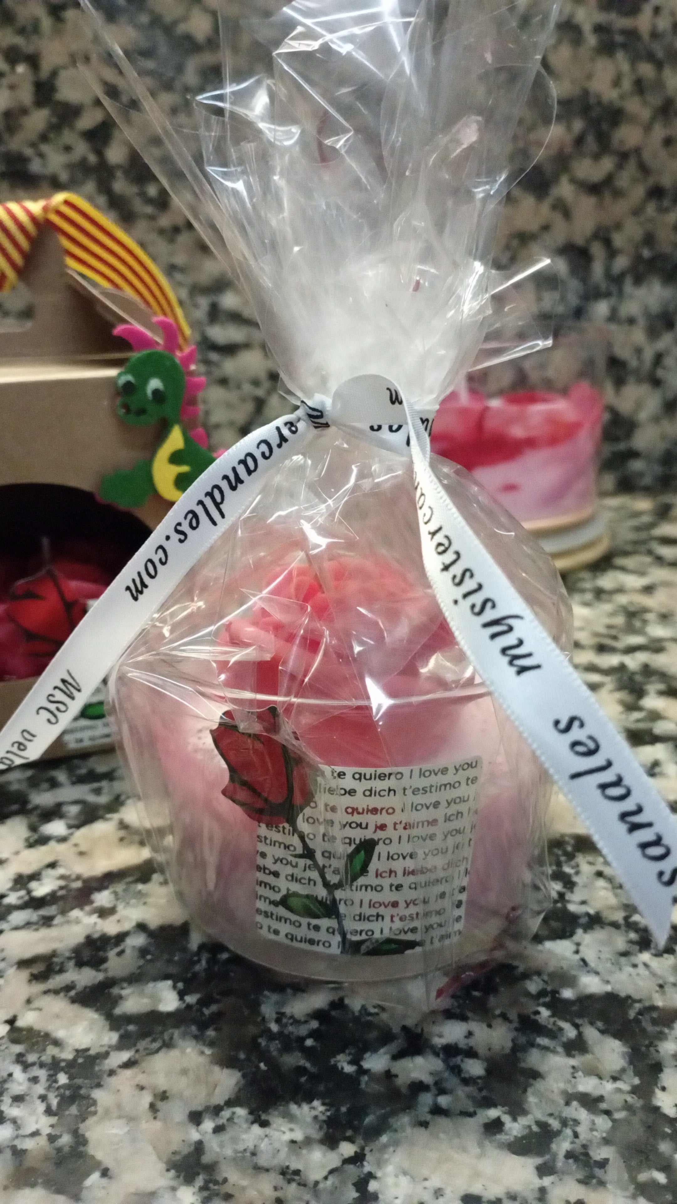 Vela Aromática - Rosa Roja