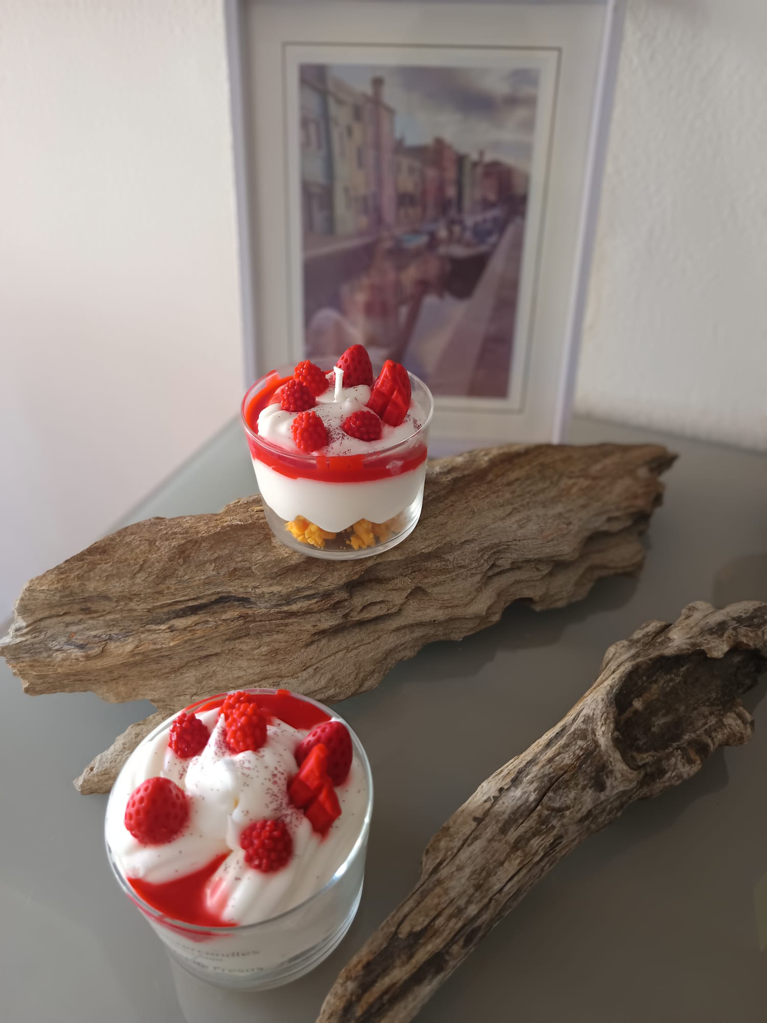 Vela Aromática  - Pastel de Fresas