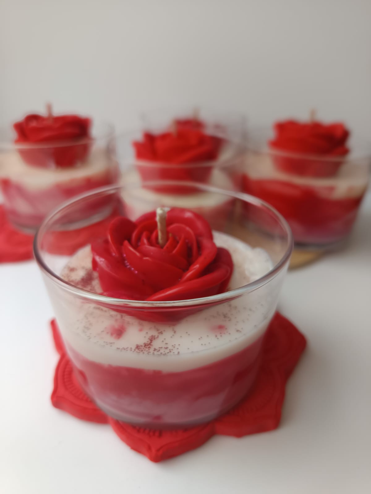 Vela Aromática - Rosa Roja