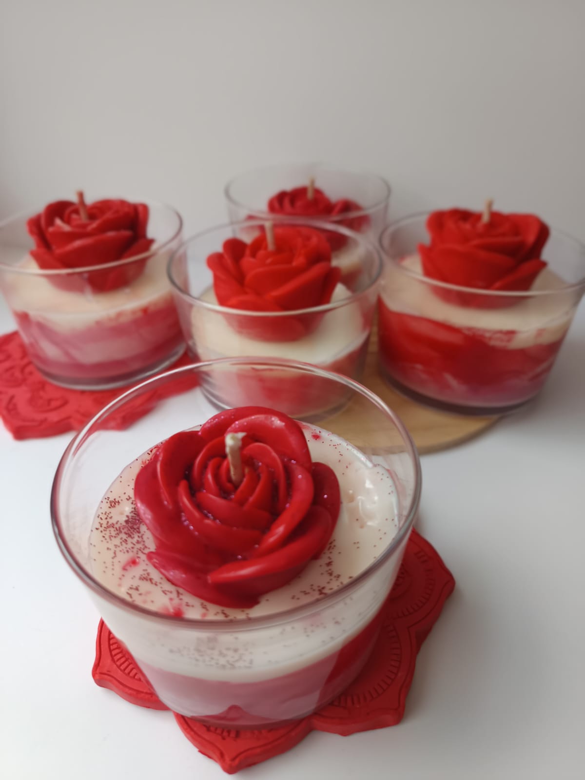 Vela Aromática - Rosa Roja