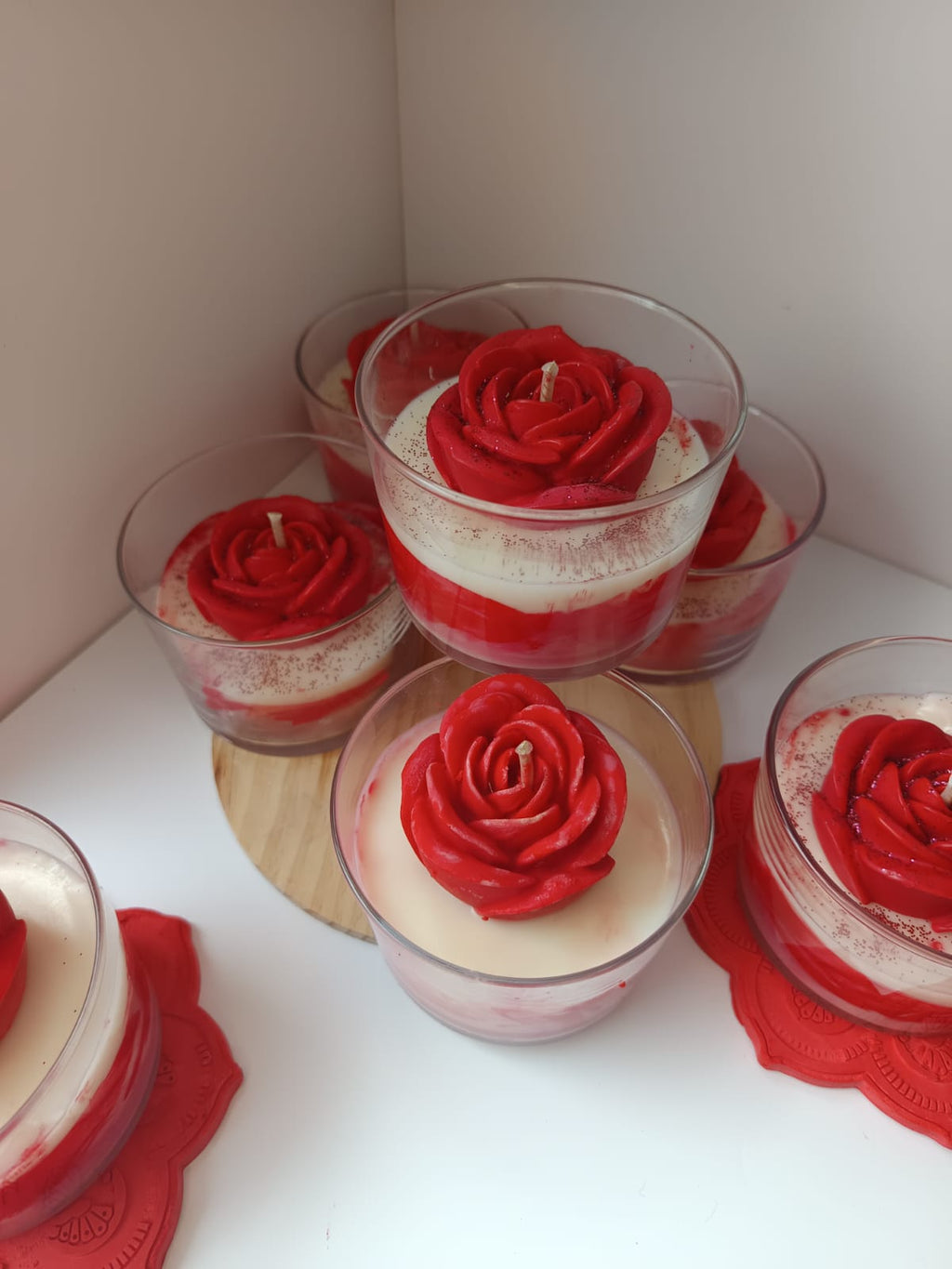 Vela Aromática - Rosa Roja