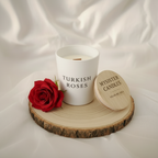 Turkish Roses blanco letra negra - vista alta