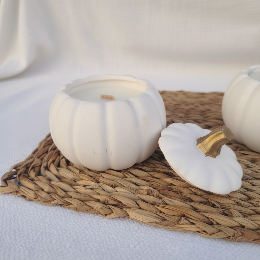 Vela calabaza abierta